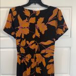 ModCloth Aiming Higher Black and Gold Floral Cropped Wide Leg Jumpsuit XL Photo 3