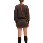 n:philanthropy NWT  Alexandria Long Sleeve Cut Out Mini Dress In Chocolate M Photo 1