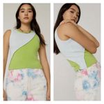 Daydreamer NEW  Half & Half Crewneck Tank Top S Photo 1