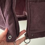 Bohme Corduroy Pink & Purple Zip Up Botton Puff Jacket Photo 5