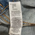 Levi's Gap Women's Size L Med Blue Denim Button Front Distressed Jacket Photo 4