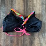 SO  Multicolor Strappy Ribbon Back Bikini Top Size Medium Photo 8