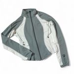 PROFORMEX Athletic Jacket Women's Size S Full Zip Gray White Performance Photo 0