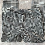The Limited Y2K  Gray Black Plaid Trousers Size 4 Metallic Dazzle Photo 3