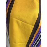 Yves Saint Laurent Multi Color Striped Silk Scarf Shawl Wrap 17”x 64” Vintage Blue Photo 3