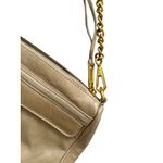 Rebecca Minkoff Tan Gold Leather MAC Crossbody Bag Photo 11