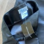 South Moon Under Elegant Black Leather Skirt NWT Photo 3