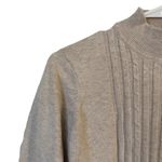 VanHeusen cream knit sweater classic business casual professional top cotton Photo 1