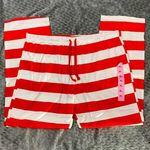 Nap Chat Pajama Pants Red And White Stripe Size X Large NWOT Photo 0