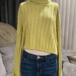 Arizona Jeans Arizona Jean Company Yellow Cropped Sweater Photo 2