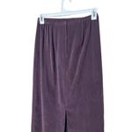 Vintage First Option 90s Purple Suede Like Maxi Skirt Size 10 Photo 4