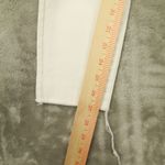 Mother The Looker Ankle Fray White Jeans Mid Rise GLASS SLIPPER size 26 Photo 9