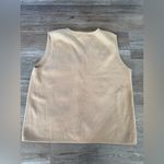 VTG CRYSTAL KOBE Heart Embroidered Beige Sweater Vest Knit Multi Color Size S M Tan Size M Photo 4