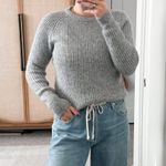Brandy Melville  Gray Pullover Knit Sweater Photo 0
