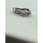 OTC Sterling Silver 10K Yellow Gold Diamond Studded Pendant. Photo 6