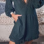 American Eagle Outfitters Green Romper Size L Photo 0