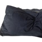 Anemone Dark Gray Lace Back Ruched Front Bandeau Women SZ OS Photo 5