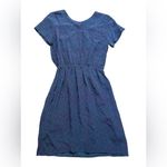 Amanda Uprichard  Women's Silk Dress Surplice Faux‎ Wrap Drape Blue Size XS / P Photo 1