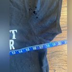 Urban Outfitters BLACK MOON  Distressed Cropped T-Shirt Size Large u0773 Photo 8