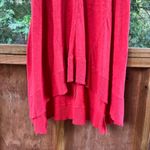 Anthropologie  Left Of Center Red Tee Shirt Dress 100% Cotton Size S Photo 3