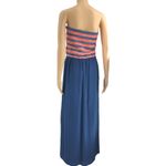 Rachel Rachel Roy LARGE Blue Bandage Top Strapless Sheath Maxi Tube Dress Photo 3