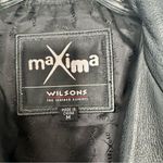 wilson's leather Wilson black leather jacket size medium Photo 1
