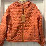Girlfriend Collective  Lollipop Wild Ginger Puffer Jacket Size Large NWT Photo 2