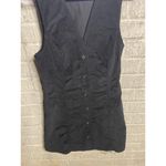 BDG Black Corduroy Sleeveless Vneck Button Casual Vest Dress Small Photo 1