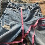 Old Navy  O.G. Loose High Rise Distressed Blue Jeans Women’s 2 Raw Denim Casual Photo 11