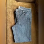 Faded Glory Dark Blue Jeans Stretch Flare Faded Leg SZ 16 Photo 2