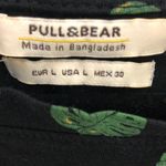 Pull & Bear  Palm leaf Print Crop Top Front Knot Large Photo 2