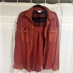 Sundance  Waffle Knit Prudence Shirt Jacket Shacket Oversized Boho Photo 1