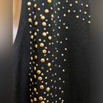 Carmen Marc Valvo Black Jersey Sleeveless Embellished Dress: Size S, NWT Photo 3