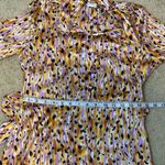 Jacqueline De Yong JDY Fifi printed 3/4‎ sleeve midi dress size EU34 US size 4 Gold Photo 13
