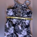 Catalina Women's High Neck Keyhole One Piece Swimsuit Size Small Black/White Photo 9