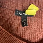 EXPRESS  v-neck burnt orange sweater Photo 1