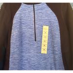 st. john's bay  Long Sleeve Scoopneck Pullover Top - Size M -‎ Black Blue Photo 1