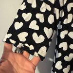 Kate Spade  Black and White Heart Mini Shift Dress Photo 3