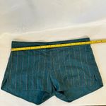 NWT Sheer shorts with metallic accent threading Size Small Blue Photo 5