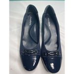 Dressbarn Patent Leather Flats with Buckle Accent S Photo 1