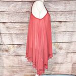 Free People FP One Calypso Dress Sleeveless Pink Relaxed Fit Tasseled Size XS Photo 4