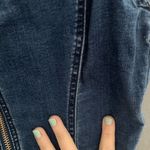 ZARA  denim zip up distressed jean dress Photo 4