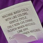 Converse  Purple Sleeveless V Neck Dress Womens Large Photo 11