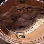 BOC Born Concept Patchwork Stripe Canvas Leather Crossbody Bag Purse Boho Casual Brown Photo 5