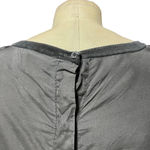 COS Black Silk Button Back Lightweight Knit Sweater Size Small Photo 5