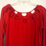 Fabletics  Carla Cut Out Off Shoulder Red-Orange Top Medium Photo 3