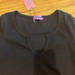 Edikted  Ribbed Long Sleeve Crop Top Photo 1