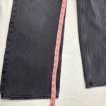 Abercrombie & Fitch  Gray-Black Straight Leg Relax Fit‎ High Rise Jeans Size 28/6 Photo 8