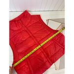 Aerie  Offline Red Full Zip Cropped Puffer Vest Womens Size L Photo 5