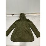 Jack by BB Dakota Womens Olive Green Faux Fur Hooded Anorak Parka Jacket Photo 1